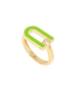 Anelli Tavanti Jewels | Anello Legami Smalto Verde