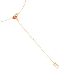 Collane Tavanti Jewels | Collana Lunga Legami Smalto Rosa/Bianco