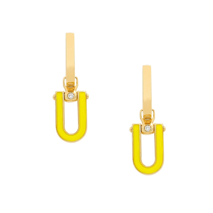 Orecchini Tavanti Jewels | Orecchini Legami Smalto Giallo