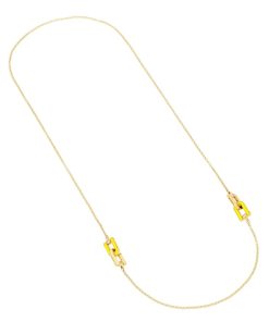 Collane Tavanti Jewels | Collana Lunga Legami Smalto Giallo