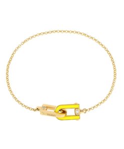 Collane Tavanti Jewels | Collana Lunga Legami Smalto Giallo