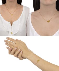 Collane Tavanti Jewels | Collana Lunga Legami Smalto Giallo