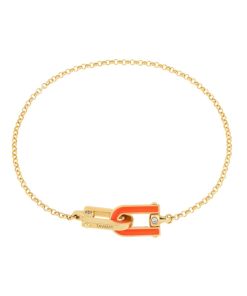 Collane Tavanti Jewels | Collana Lunga Legami Smalto Arancio/Acquamarina