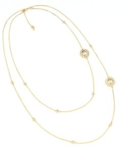 Collane Tavanti | Collana Essenza 100 Cm Con Pave Di Diamanti