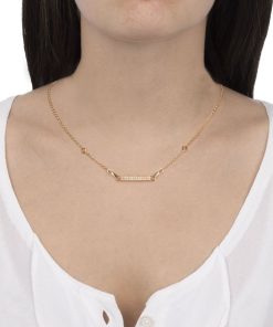 Collane Tavanti | Collana Unica Con Pave Di Diamanti