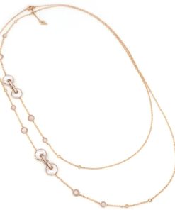 Collane Tavanti Jewels | Collana 120 Cm Giove Madreperla E Diamanti