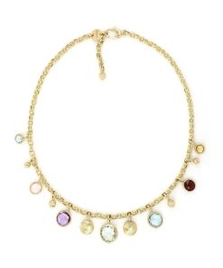 Collane Tavanti Jewels | Collana Luna Grande Catena E Pietre