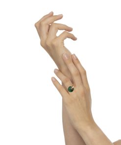 Anelli Tavanti Jewels | Anello Giove Malachite E Diamanti