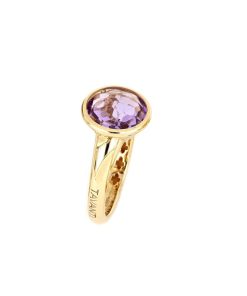 Anelli Tavanti Jewels | Anello Luna Grande Con Ametista Viola