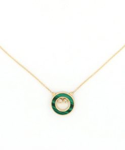 Collane Tavanti | Collana Essenza Malachite E Diamanti