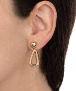 Orecchini Tavanti Jewels | Orecchini Pendenti Venere Oro Giallo E Rosa