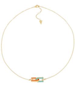 Collane Tavanti Jewels | Collana Legami Smalto Arancio/Acquamarina