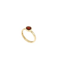 Anelli Tavanti Jewels | Anello Luna Con Granato Rosso