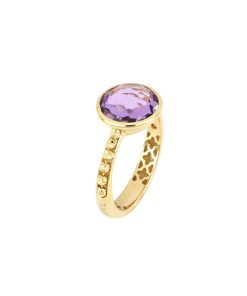 Anelli Tavanti Jewels | Anello Luna Sfere Con Ametista Viola