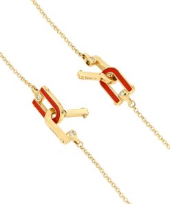 Collane Tavanti Jewels | Collana Lunga Legami Smalto Rosso