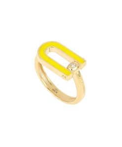 Anelli Tavanti Jewels | Anello Legami Smalto Giallo