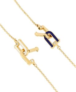 Collane Tavanti Jewels | Collana Lunga Legami Smalto Blu/Bianco