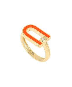 Anelli Tavanti Jewels | Anello Legami Smalto Arancio