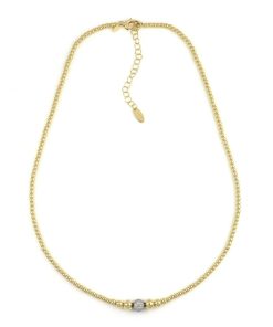 Collane Tavanti Jewels | Collana Universo Sfere A Scalare Oro Lucido Giallo Con Diamanti