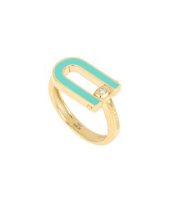 Anelli Tavanti Jewels | Anello Legami Smalto Acquamarina