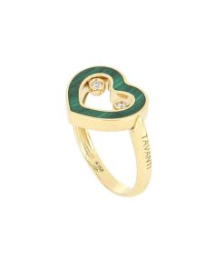 Anelli Tavanti Jewels | Anello Armonia Malachite E Diamanti