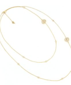 Collane Tavanti Jewels | Collana Armonia 100 Cm Con Pave Di Diamanti