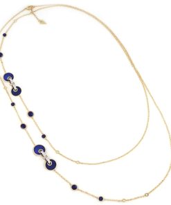 Collane Tavanti Jewels | Collana 120 Cm Giove Lapislazzuli E Diamanti